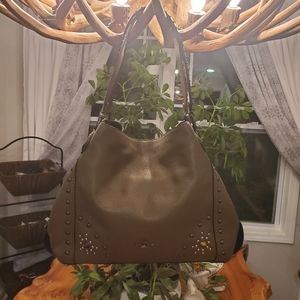 SOLD COACH Western Rivets Edie Shoulder Bag
